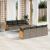 Set canapele de grădină, 9 piese, cu perne, gri, poliratan GartenMobel Dekor
