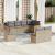 Set canapele de grădină, 8 piese, cu perne, bej, poliratan GartenMobel Dekor