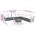 Set canapele de grădină cu perne, 10 piese, negru, poliratan GartenMobel Dekor