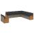 Set canapele de grădină cu perne, 11 piese, gri, poliratan GartenMobel Dekor