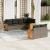 Set canapele de grădină, 7 piese, cu perne, gri, poliratan GartenMobel Dekor
