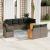 Set canapele de grădină cu perne, 8 piese, gri, poliratan GartenMobel Dekor
