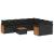 Set canapele de grădină cu perne, 10 piese, negru, poliratan GartenMobel Dekor