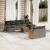Set mobilier de grădină cu perne, 10 piese, gri, poliratan GartenMobel Dekor