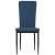 Scaune de bucătărie, 4 buc., albastru, catifea GartenMobel Dekor