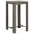 Set mobilier bar de grădină, cu perne, 3 piese, gri, poliratan GartenMobel Dekor