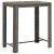 Set mobilier bar de grădină, cu perne, 5 piese, gri, poliratan GartenMobel Dekor