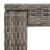 Set mobilier bar de grădină, cu perne, 5 piese, gri, poliratan GartenMobel Dekor