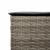Set mobilier bar de grădină, cu perne, 5 piese, gri, poliratan GartenMobel Dekor