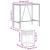 Set mobilier bar de grădină cu perne, 7 piese, gri, poliratan GartenMobel Dekor
