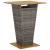Set mobilier bar de grădină, cu perne, 5 piese, gri, poliratan GartenMobel Dekor