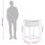 Set mobilier bar de grădină, cu perne, 3 piese, gri, poliratan GartenMobel Dekor