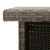 Set mobilier bar de grădină, cu perne, 3 piese, gri, poliratan GartenMobel Dekor