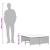 Set mobilier de grădină cu perne, 5 piese, negru, poliratan GartenMobel Dekor