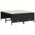Set mobilier de grădină cu perne, 5 piese, negru, poliratan GartenMobel Dekor