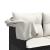 Set mobilier de grădină cu perne, 5 piese, negru, poliratan GartenMobel Dekor