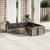 Set canapele de grădină, 9 piese, cu perne, gri, poliratan GartenMobel Dekor