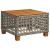 Set canapele de grădină, 9 piese, cu perne, gri, poliratan GartenMobel Dekor