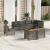 Set canapele de grădină cu perne, 8 piese, gri, poliratan GartenMobel Dekor
