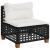 Set mobilier de grădină cu perne, 8 piese, negru, poliratan GartenMobel Dekor