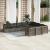 Set mobilier de grădină cu perne, 10 piese, gri, poliratan GartenMobel Dekor