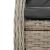 Set mobilier grădină cu perne, 9 piese, gri deschis, poliratan GartenMobel Dekor