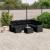 Set mobilier de grădină cu perne, 8 piese, negru, poliratan GartenMobel Dekor