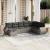 Set canapele de grădină cu perne, 8 piese, gri, poliratan GartenMobel Dekor
