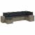 Set canapele de grădină cu perne, 7piese gri deschis poliratan GartenMobel Dekor