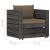Set mobilier grădină, 2 piese, cu perne, gri, lemn impregnat GartenMobel Dekor