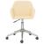 Scaune de bucătărie pivotante, 2 buc., crem, material textil GartenMobel Dekor