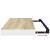 Rafturi perete suspendate 2 buc. alb/stejar 60x23,5x3,8 cm MDF GartenMobel Dekor