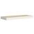 Rafturi perete suspendate 4 buc. alb/stejar 60x23,5x3,8 cm MDF GartenMobel Dekor