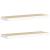 Rafturi perete suspendate 2 buc. stejar/alb 80x23,5x3,8 cm, MDF GartenMobel Dekor