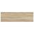 Raft de perete suspendat, stejar și alb, 90x23,5x3,8 cm, MDF GartenMobel Dekor