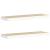 Rafturi perete suspendate 2 buc. stejar/alb 90x23,5x3,8 cm MDF GartenMobel Dekor