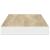 Rafturi perete suspendate 4 buc. stejar/alb 90x23,5x3,8 cm MDF GartenMobel Dekor