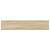 Rafturi perete suspendate 2 buc. stejar/alb 120x23,5x3,8 cm MDF GartenMobel Dekor