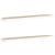 Rafturi perete suspendate 2 buc. stejar/alb 120x23,5x3,8 cm MDF GartenMobel Dekor