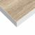 Rafturi perete suspendate 4 buc. stejar/alb 120x23,5x3,8 cm MDF GartenMobel Dekor