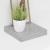 Rafturi perete suspendate 2 buc. gri beton 23x23,5x3,8 cm MDF GartenMobel Dekor