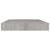 Raft de perete suspendat, gri beton, 50x23x3,8 cm, MDF GartenMobel Dekor