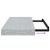 Rafturi de perete suspendate 2 buc. gri beton 50x23x3,8 cm MDF GartenMobel Dekor