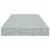 Rafturi de perete suspendate 2 buc. gri beton 50x23x3,8 cm MDF GartenMobel Dekor