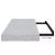 Rafturi perete suspendate, 2 buc., gri beton 60x23,5x3,8 cm MDF GartenMobel Dekor