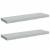 Rafturi de perete suspendate,2 buc,gri beton,80x23,5x3,8 cm,MDF GartenMobel Dekor