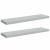 Rafturi perete suspendate 2 buc. gri beton 90x23,5x3,8 cm MDF GartenMobel Dekor