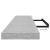 Rafturi perete suspendate 2 buc. gri beton 120x23,5x3,8 cm MDF GartenMobel Dekor