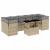 Set canapele de grădină, 8 piese, cu perne, bej, poliratan GartenMobel Dekor