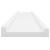 Rafturi de perete, 2 buc., alb, 100x9x3 cm GartenMobel Dekor